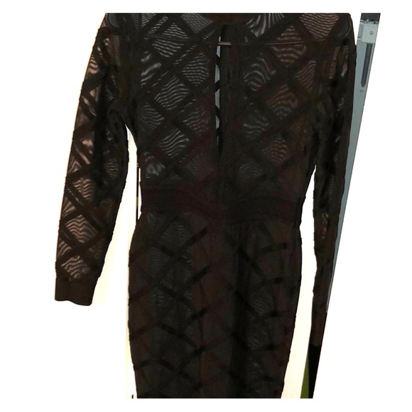 🔥🔥🔥HOUSE OF CB BLACK CAGED DRESS - Picture 2 of 3
